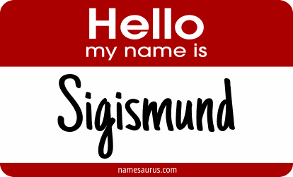 Hello my name is Sigismund png download