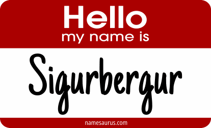 Hello my name is Sigurbergur png download