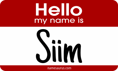 Hello my name is Siim png download