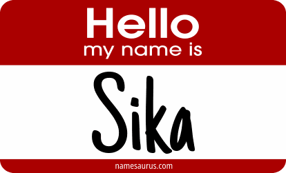 Hello my name is Sika png download