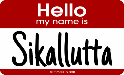 Hello my name is Sikallutta png download