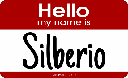 Hello my name is Silberio png download