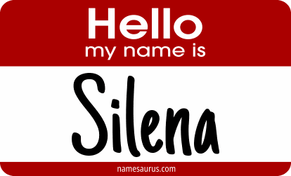 Hello my name is Silena png download