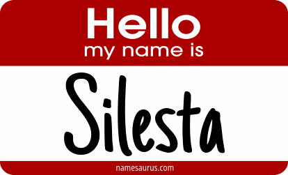 Hello my name is Silesta png download