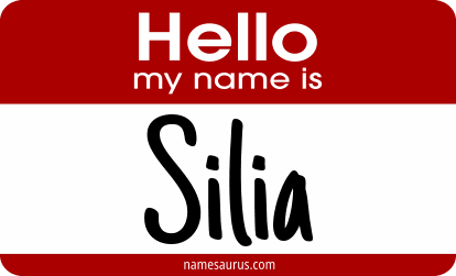 Hello my name is Silia png download