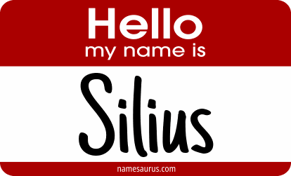 Hello my name is Silius png download