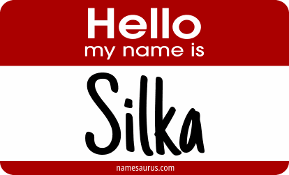 Hello my name is Silka png download