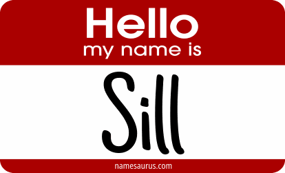 Hello my name is Sill png download