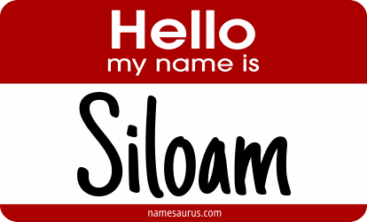 Hello my name is Siloam png download