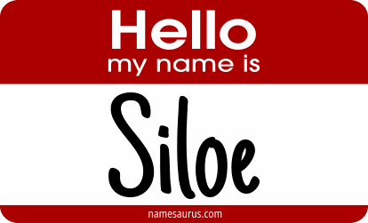 Hello my name is Siloe png download