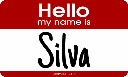 Hello my name is Silva png download