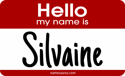 Hello my name is Silvaine png download