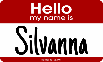 Hello my name is Silvanna png download