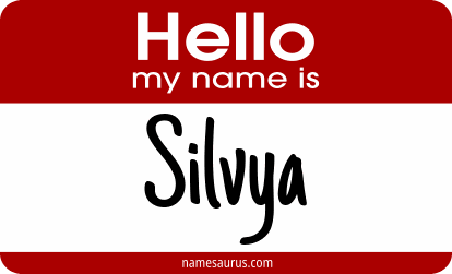 Hello my name is Silvya png download