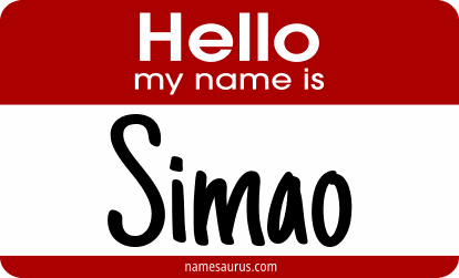 Hello my name is Simao png download