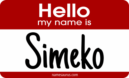 Hello my name is Simeko png download