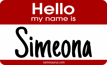 Hello my name is Simeona png download