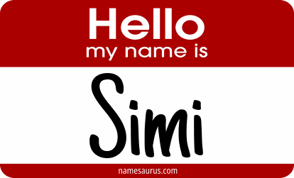 Hello my name is Simi png download
