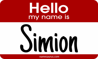 Hello my name is Simion png download