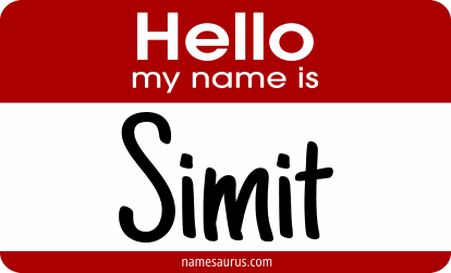 Hello my name is Simit png download