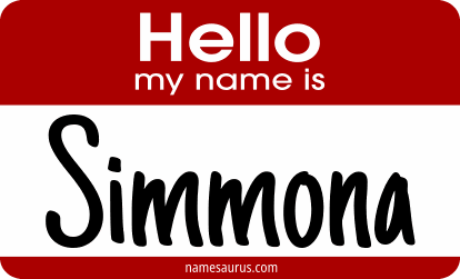 Hello my name is Simmona png download