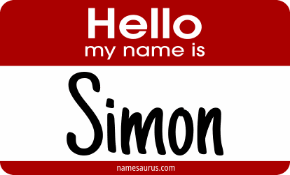 Hello my name is Simon png download