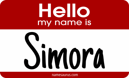 Hello my name is Simora png download