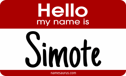 Hello my name is Simote png download