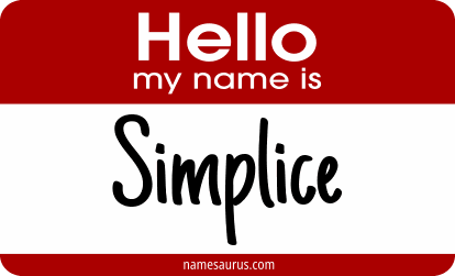 Hello my name is Simplice png download