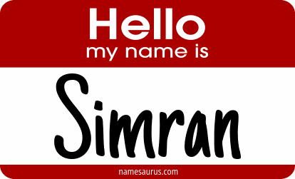 Hello my name is Simran png download