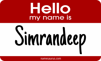 Hello my name is Simrandeep png download
