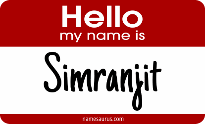 Hello my name is Simranjit png download