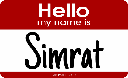 Hello my name is Simrat png download