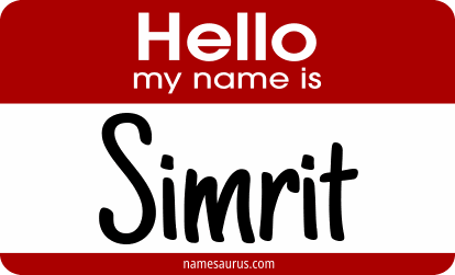 Hello my name is Simrit png download