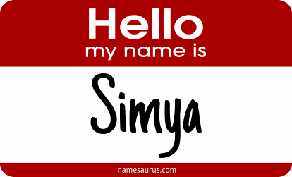 Hello my name is Simya png download
