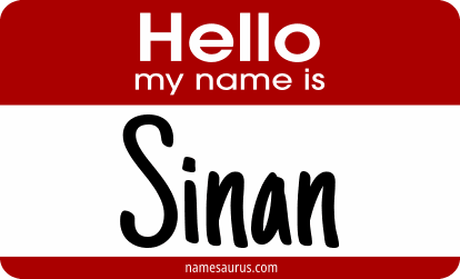 Hello my name is Sinan png download