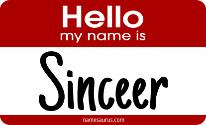 Hello my name is Sinceer png download