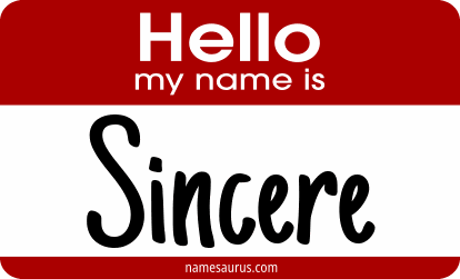 Hello my name is Sincere png download