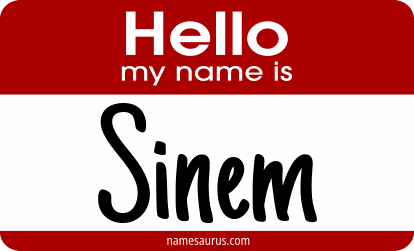 Hello my name is Sinem png download