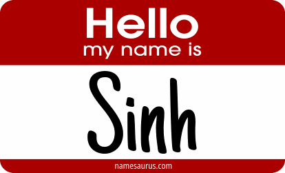 Hello my name is Sinh png download