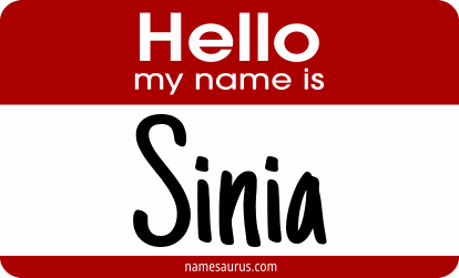 Hello my name is Sinia png download