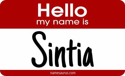 Hello my name is Sintia png download