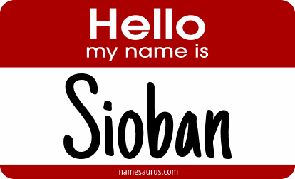 Hello my name is Sioban png download