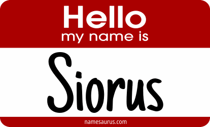 Hello my name is Siorus png download