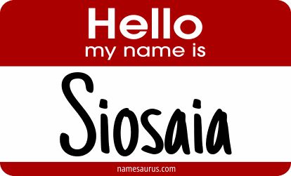 Hello my name is Siosaia png download