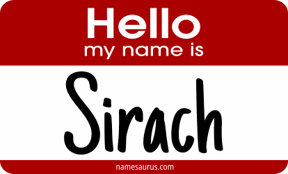 Hello my name is Sirach png download