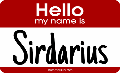 Hello my name is Sirdarius png download