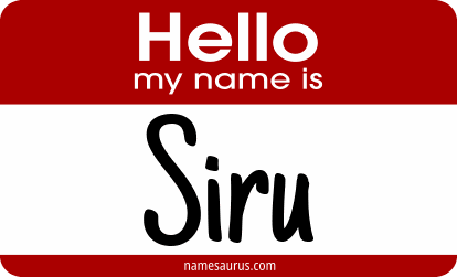 Hello my name is Siru png download