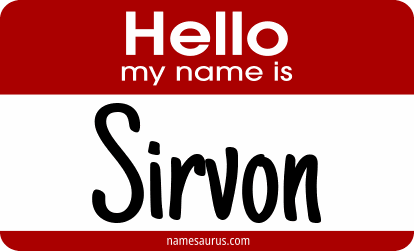 Hello my name is Sirvon png download