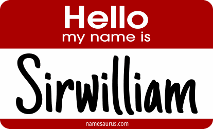 Hello my name is Sirwilliam png download